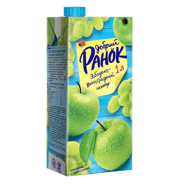 Juice Grape and Apple – Tetra Pak – 33.81 fl oz (1.0lt)